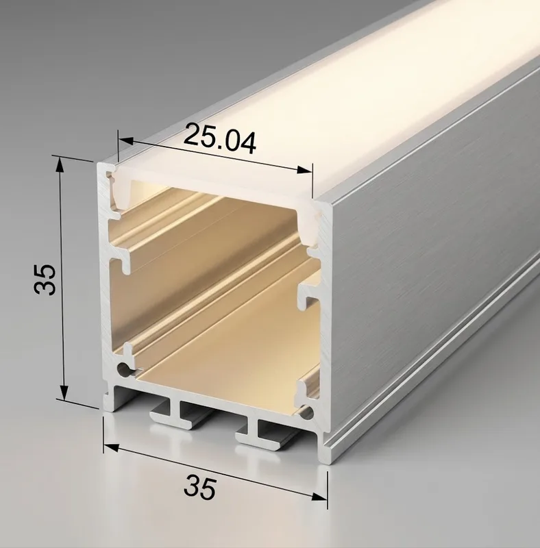 פרופיל אלומיניום LED 3535
