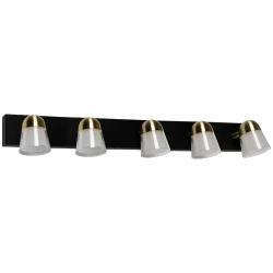 צמוד קיר קאפהד חמישייה / סדרה BELL / פליז / CCT / 28W