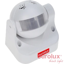 חיישן תנועה ואור משולב חיצוני על קיר 5A, עד 1200W