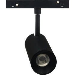 ספוט לפס מגנטי 5W 35x80 מ"מ שחור, 350Lm 3000K 24°