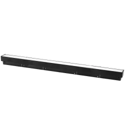 FLAT לפס מגנטי 36W חלבי 970 מ"מ שחור, 3240Lm 3000K, פנימי